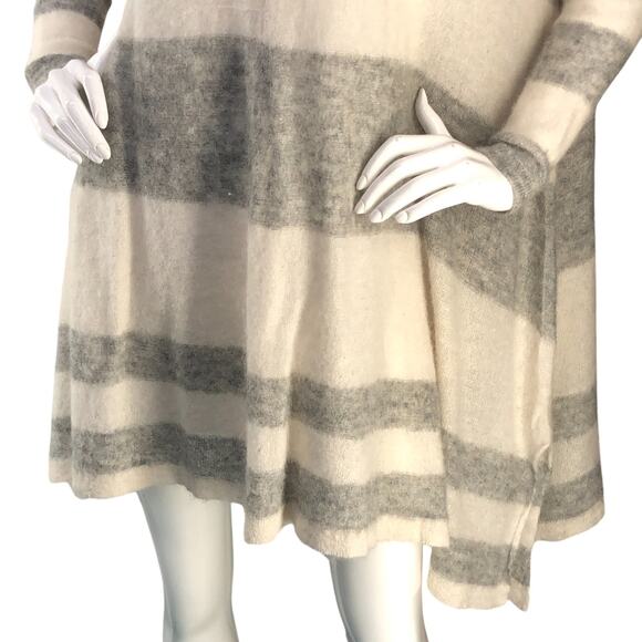 Free People Womens Size XS/S Poncho Lafayette Stripe Alpaca Blend Sweater - Picture 3 of 15